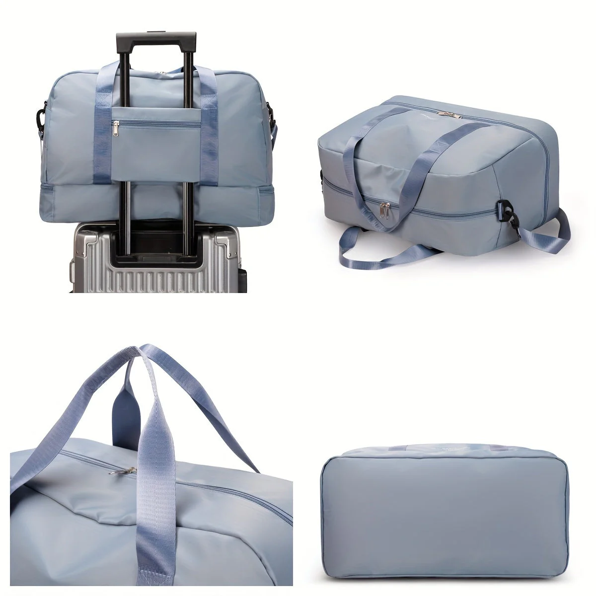 Geräumige Unisex-Reisetasche für Abenteuer aus veganem Leder - Image 9