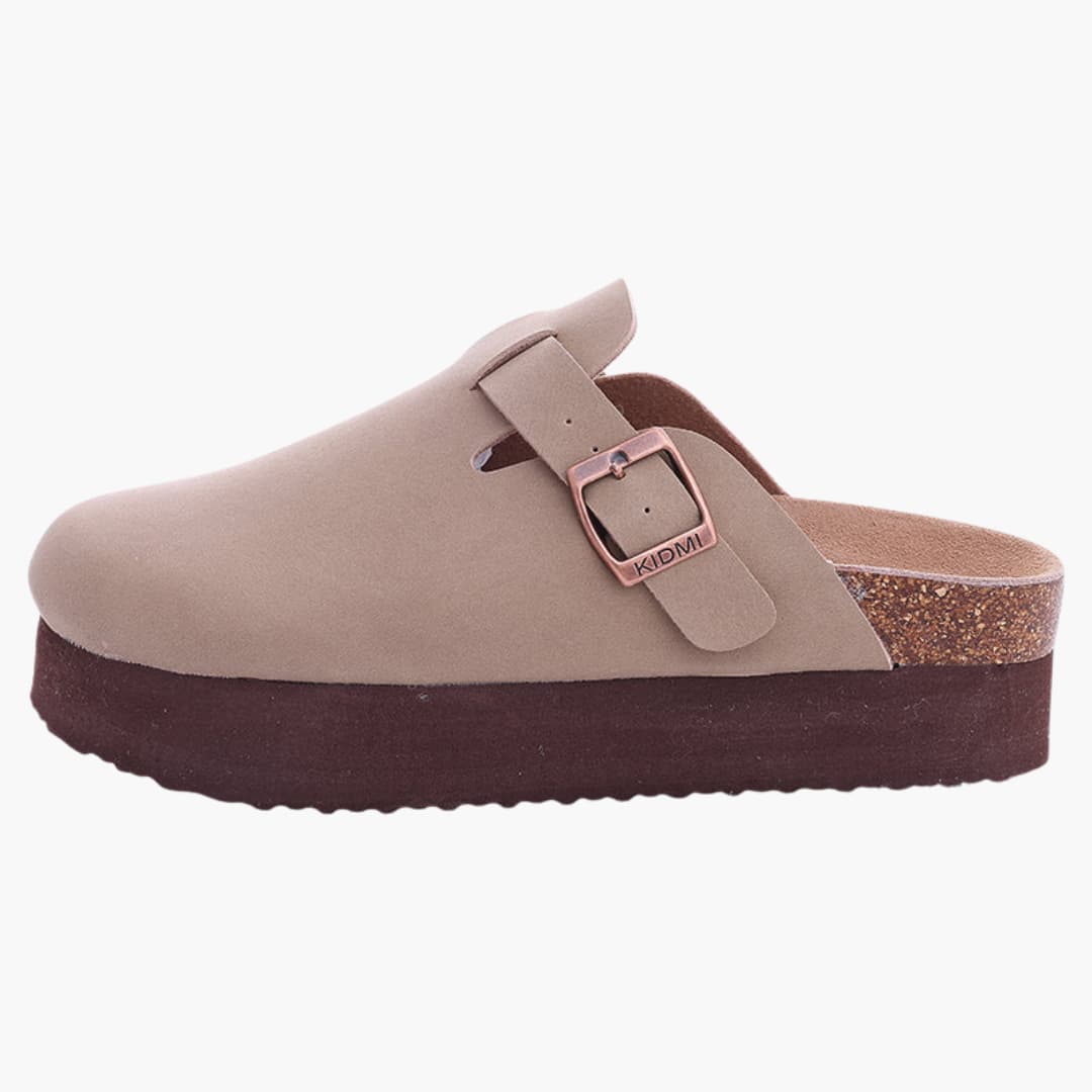 Geschlossene Clogs - Damen Komfort mit Riemen und Fußbett - Image 7