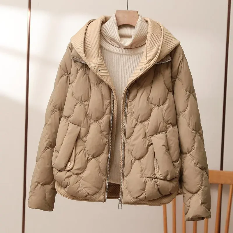 Gesteppte Jacke mit Muster für Damen - Image 4