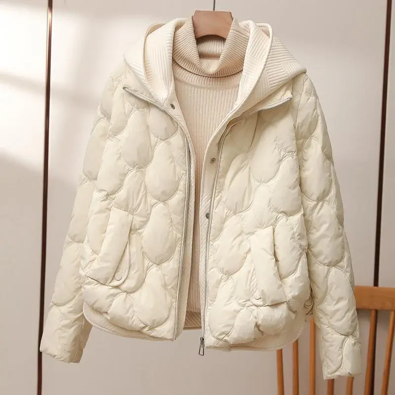 Gesteppte Jacke mit Muster für Damen - Image 5