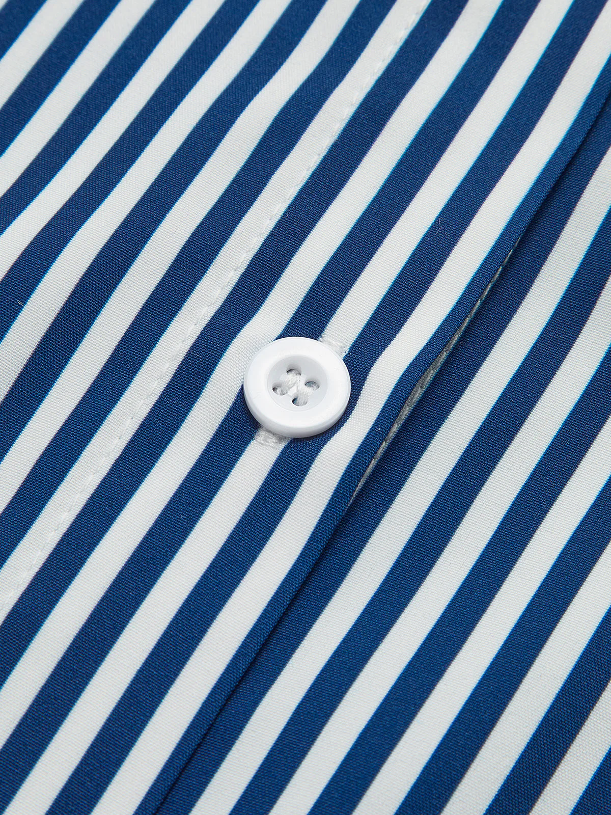 Gestreifte Damenbluse in Navy mit ausgestellten Ärmeln - Image 3