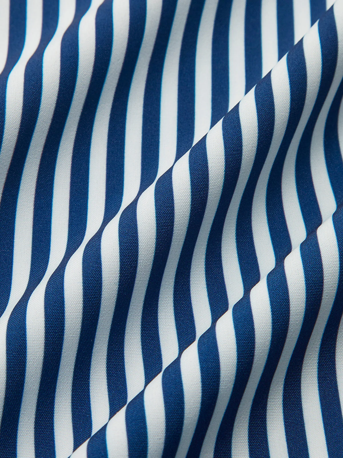 Gestreifte Damenbluse in Navy mit ausgestellten Ärmeln - Image 4