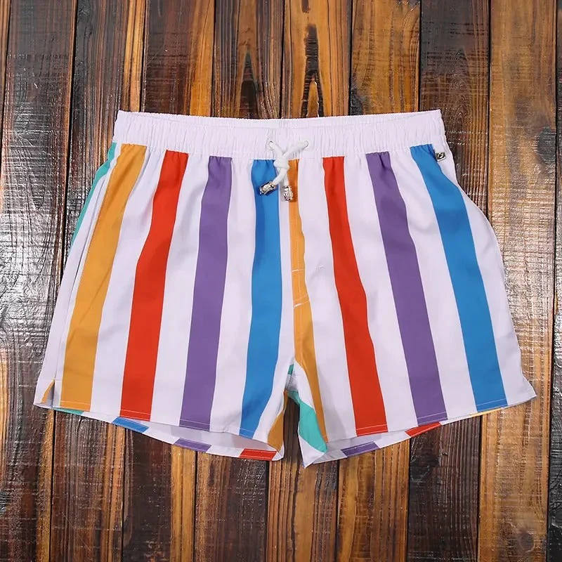 Gestreifte Herren Badeshorts - Modisch und bequem - Image 4