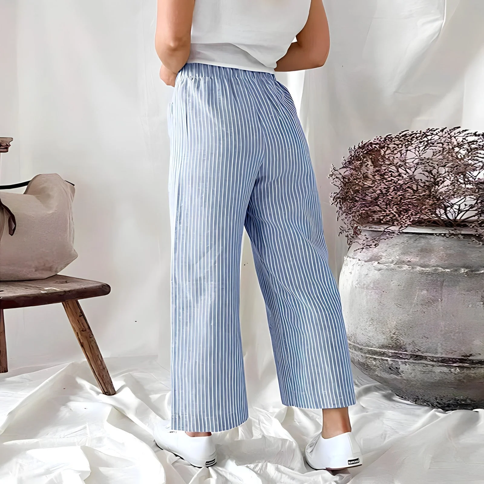 Gestreifte Hosen für Damen - Image 3