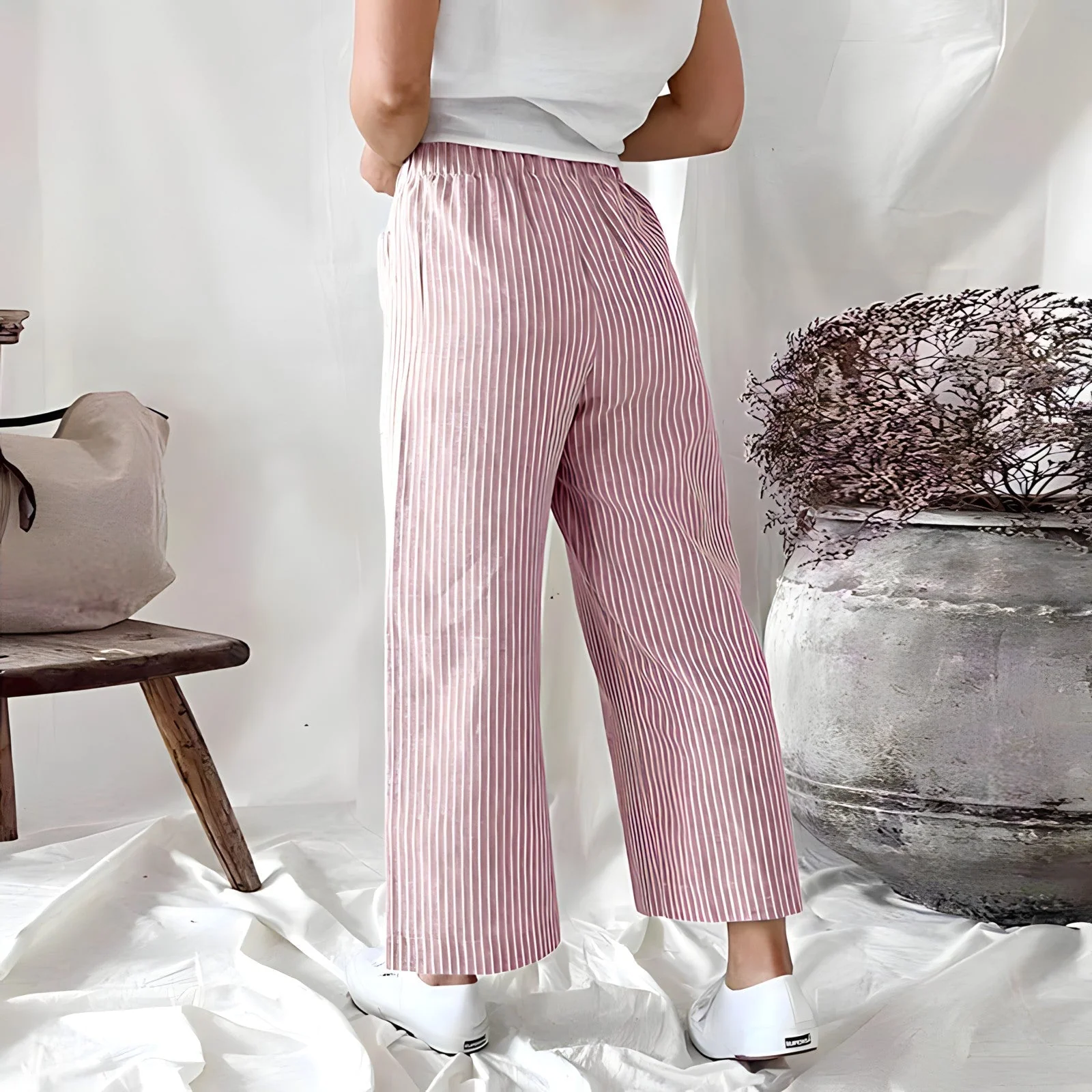 Gestreifte Hosen für Damen - Image 4