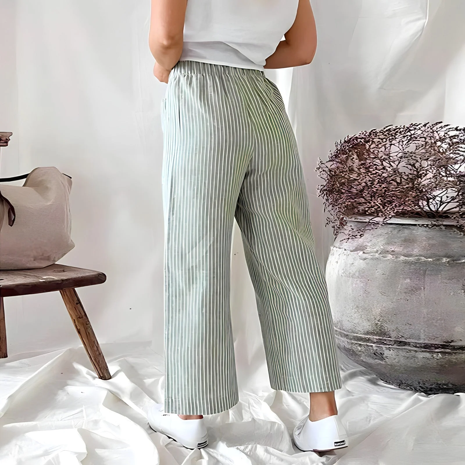 Gestreifte Hosen für Damen - Image 5