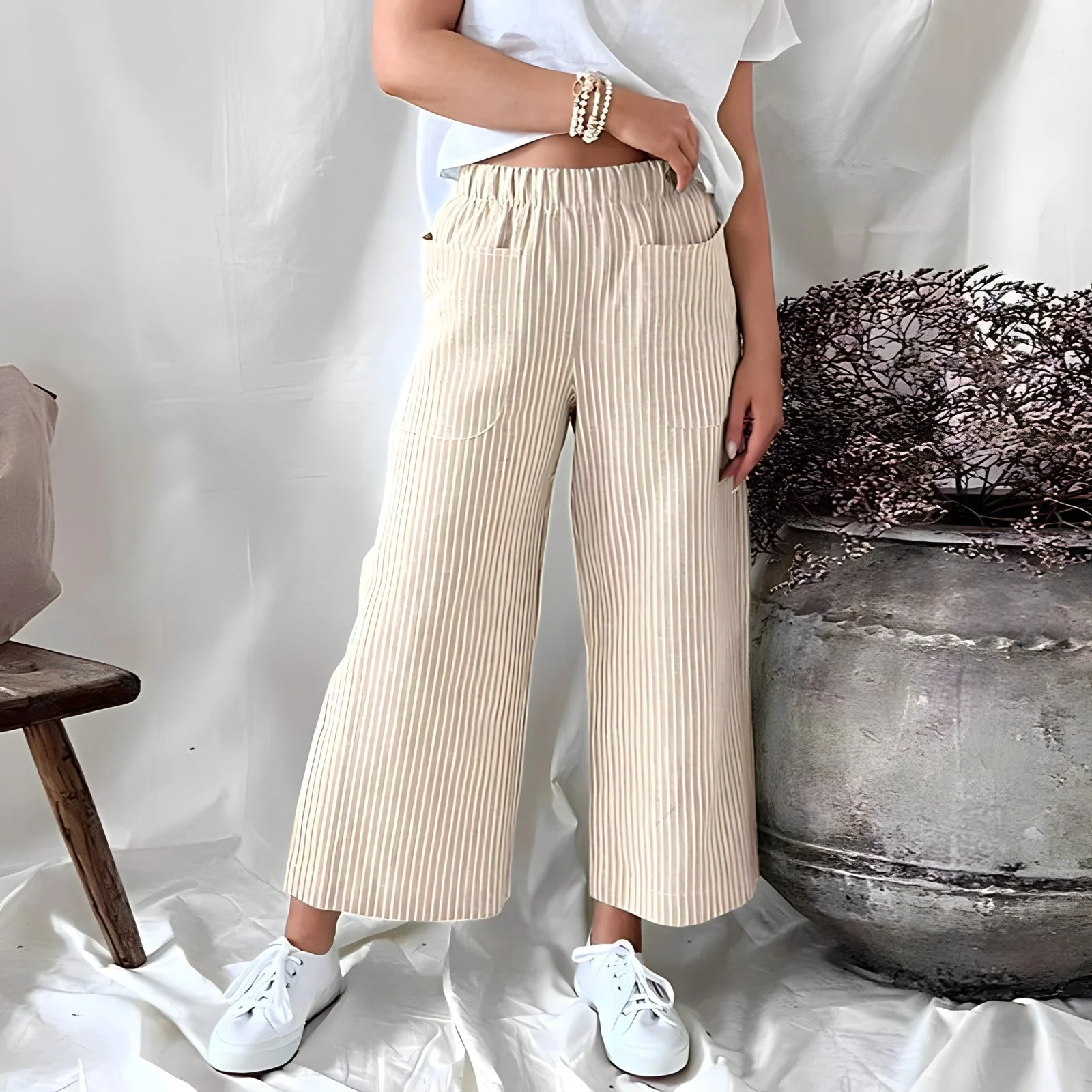 Gestreifte Hosen für Damen - Image 7