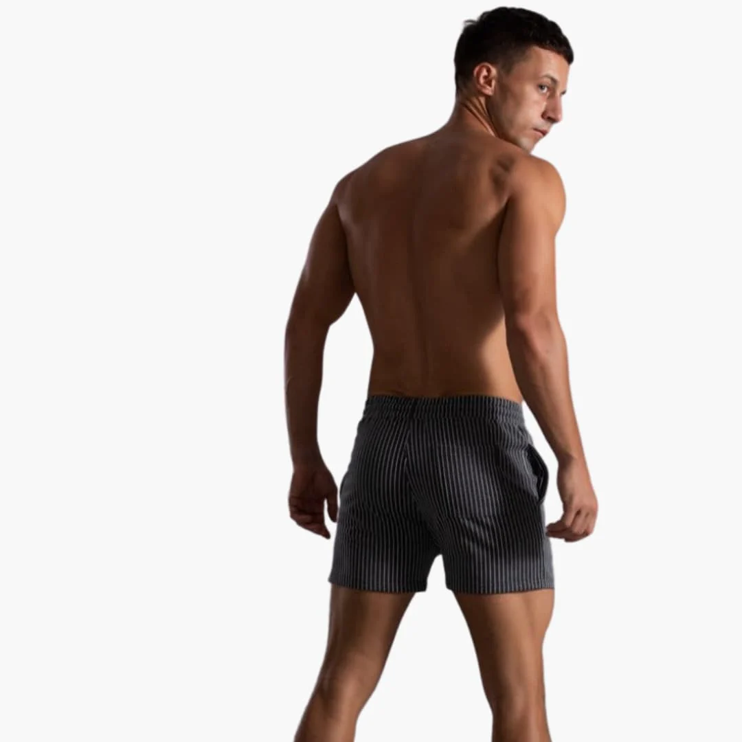 Gestreifte Shorts mit Kordelzug - für Herren im Sommerstil - Image 11