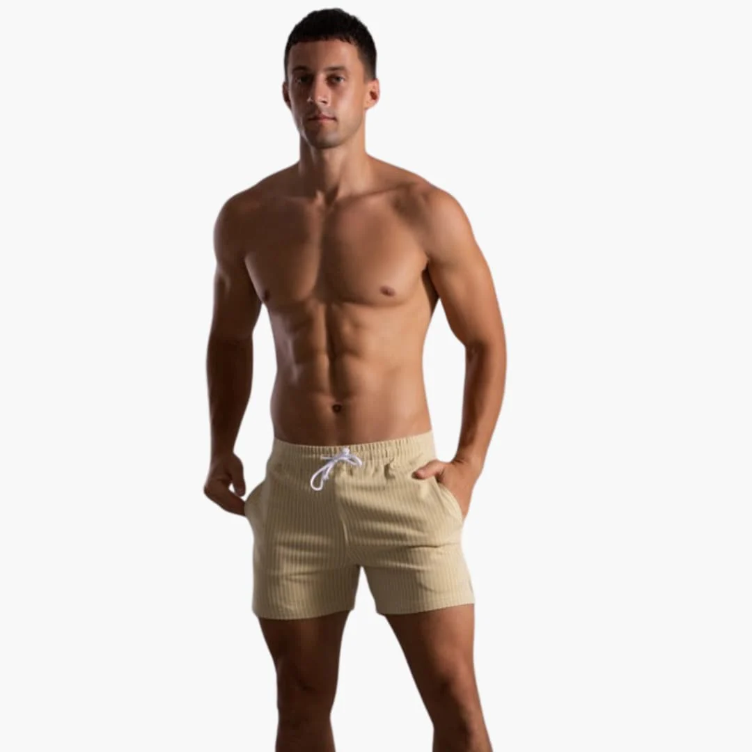 Gestreifte Shorts mit Kordelzug - für Herren im Sommerstil - Image 14
