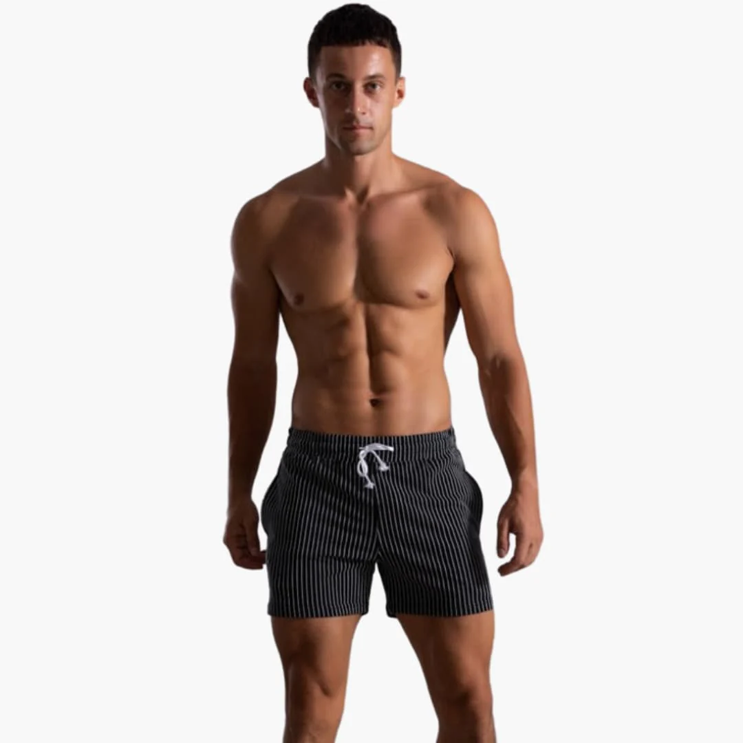 Gestreifte Shorts mit Kordelzug - für Herren im Sommerstil - Image 18
