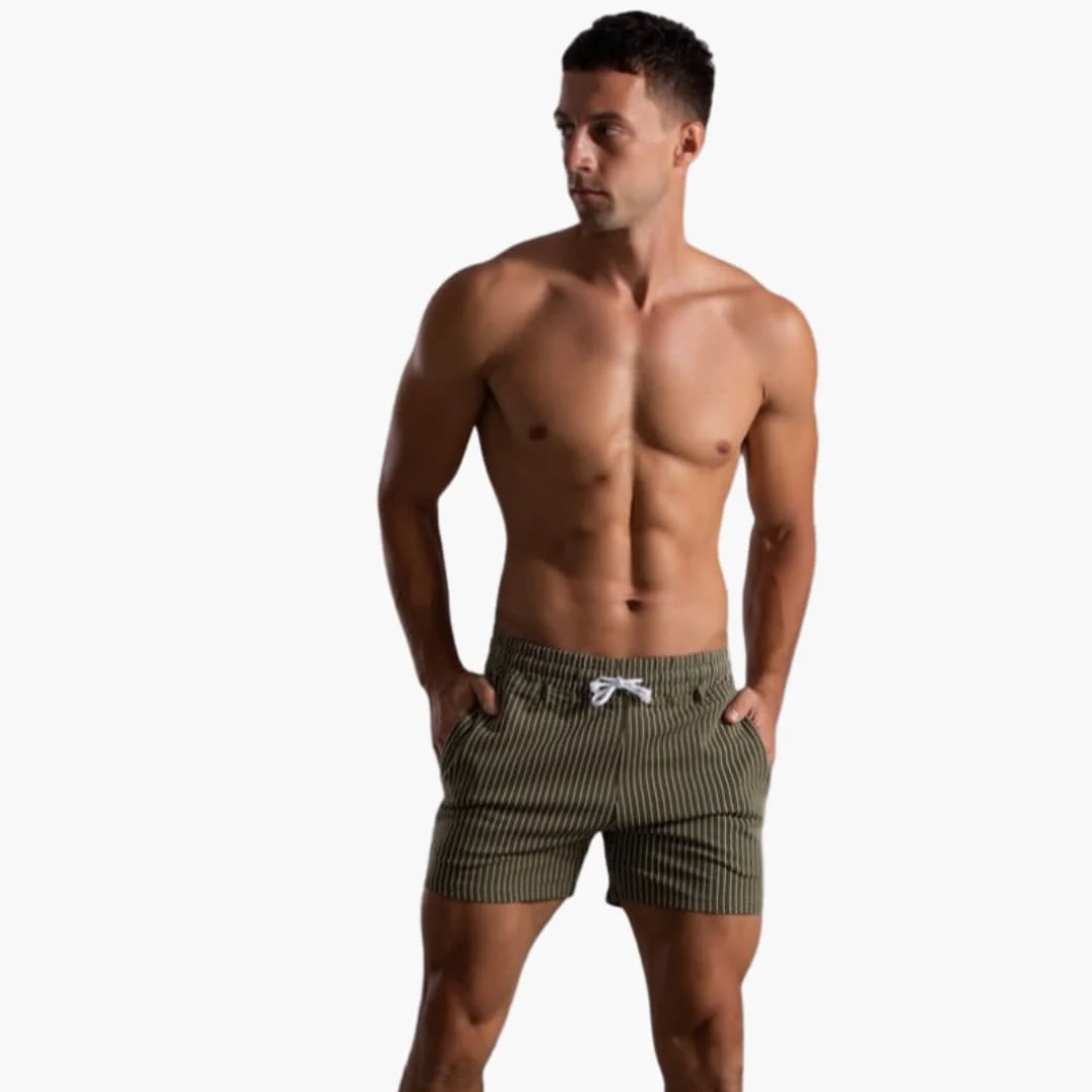 Gestreifte Shorts mit Kordelzug - für Herren im Sommerstil - Image 6