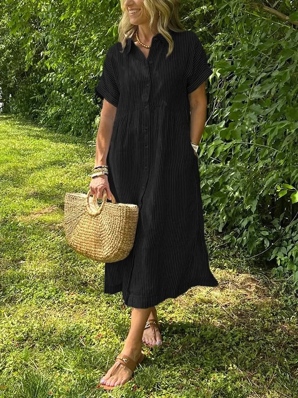 Gestreiftes Langarmhemd für Damen – Elegantes und Luftiges Design - Image 3