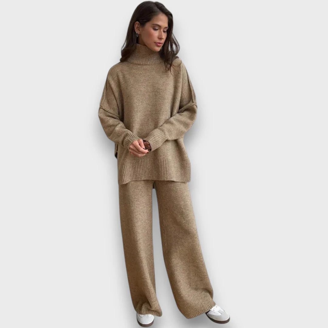 Gevanna – Zweiteiliges Strickset mit Rollkragen - Image 2