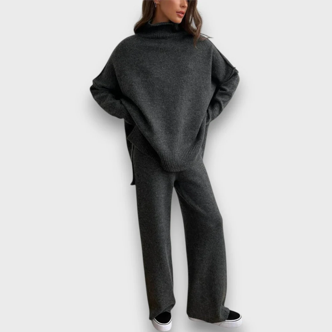 Gevanna – Zweiteiliges Strickset mit Rollkragen - Image 4