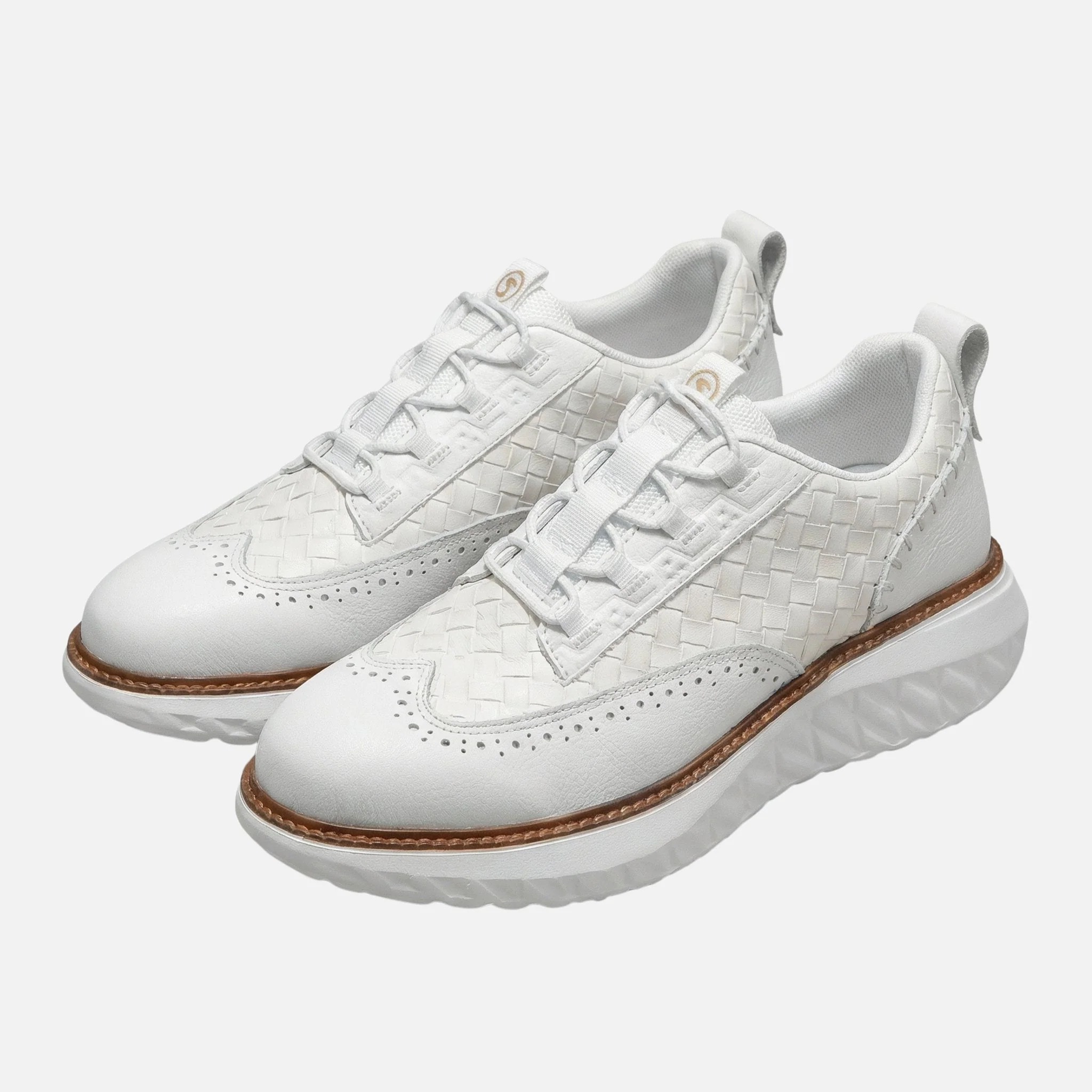 Yannick | Herren Gewebte Brogue-Sneaker Dicke Sohle – Brogue Sneaker Herren - Image 7
