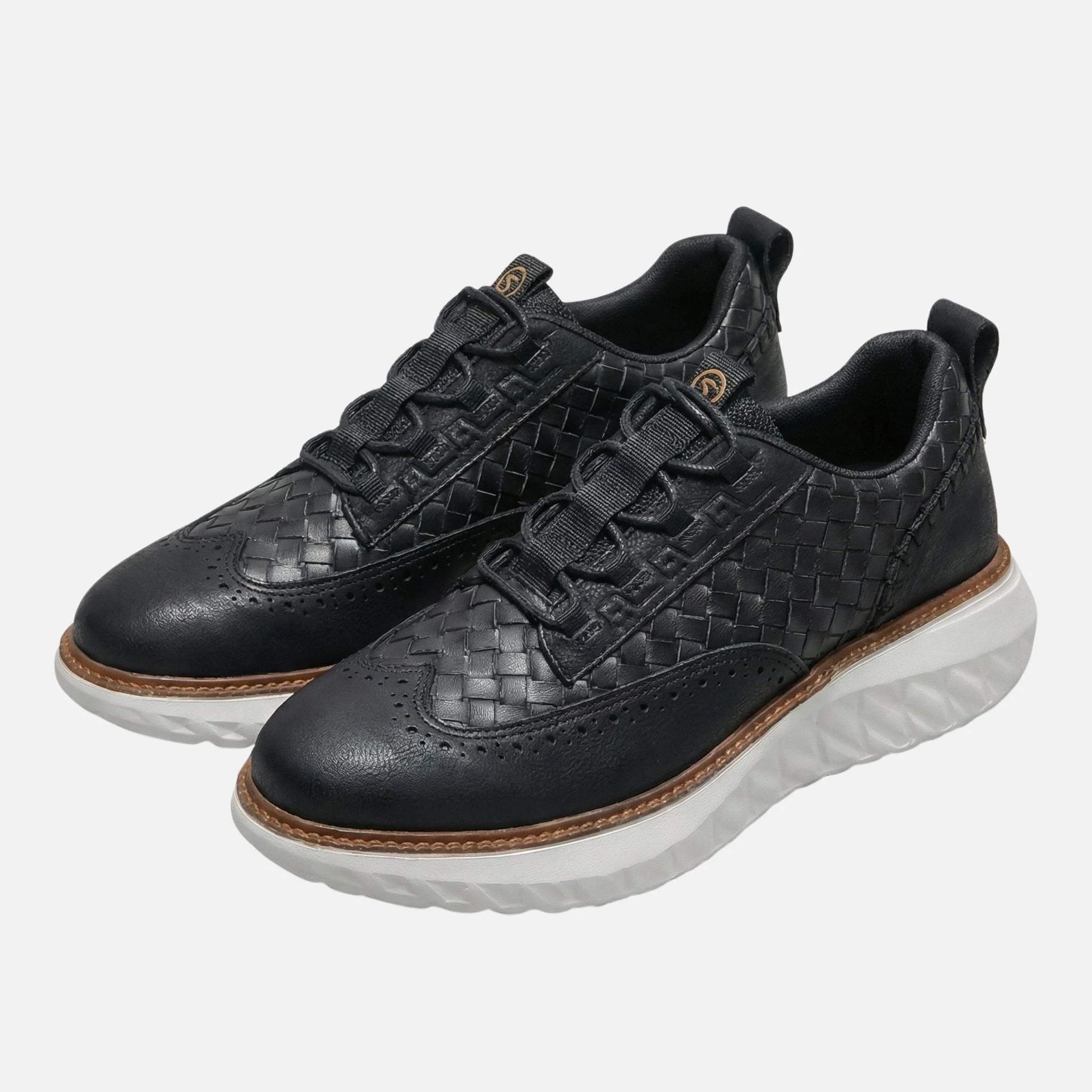 Yannick | Herren Gewebte Brogue-Sneaker Dicke Sohle – Brogue Sneaker Herren - Image 9