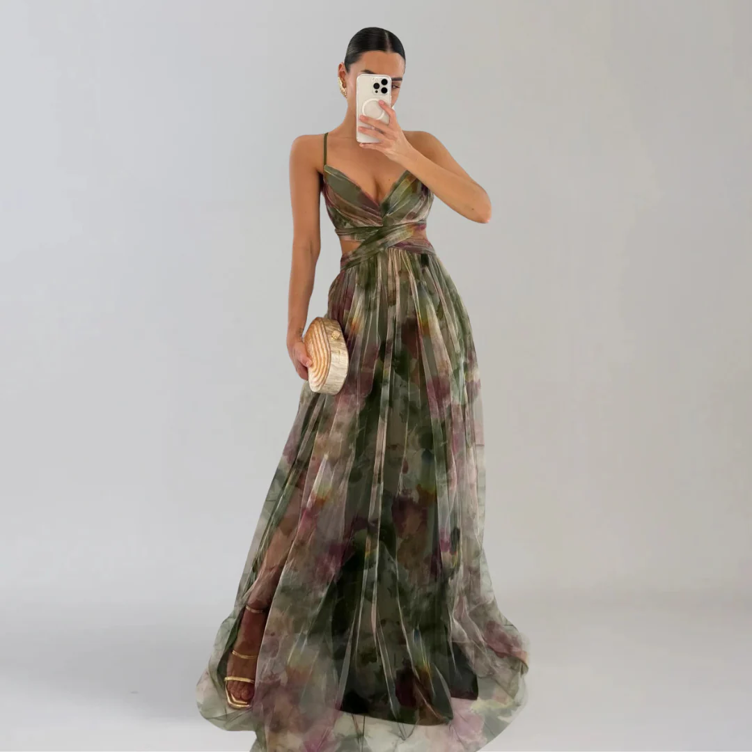 GIADA  | Leichtes Kleid mit floralem Muster - Image 10