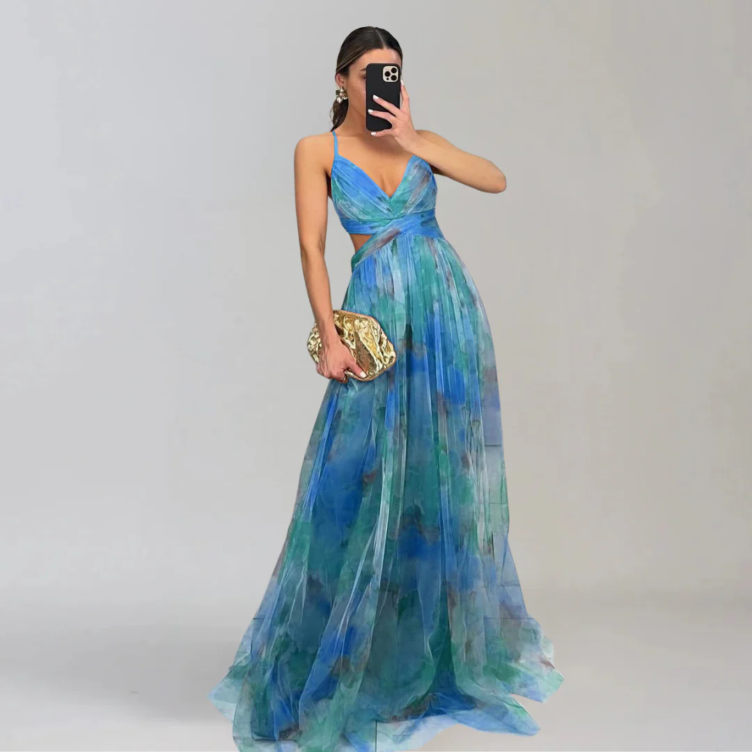 GIADA  | Leichtes Kleid mit floralem Muster - Image 5