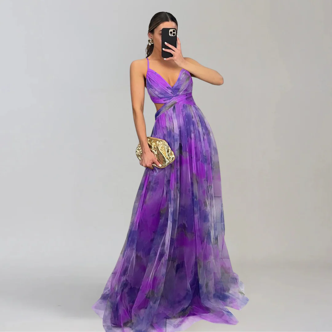 GIADA  | Leichtes Kleid mit floralem Muster - Image 6