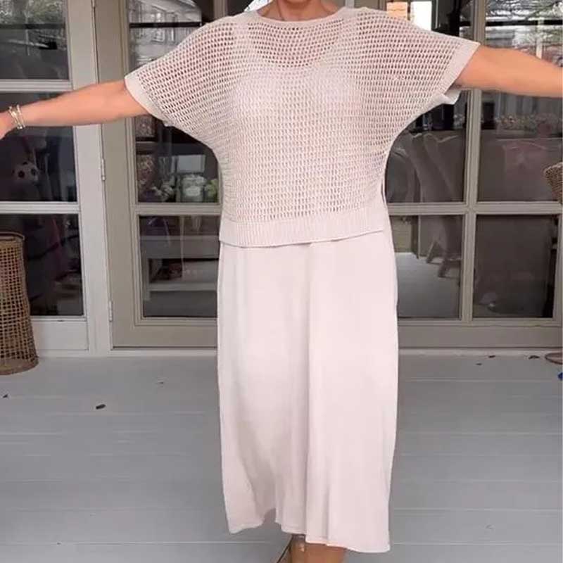 Gianna | Zweiteiliges Sommerstrickkleid für Frauen - Image 4