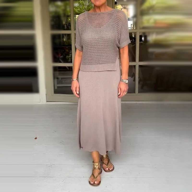 Gianna | Zweiteiliges Sommerstrickkleid für Frauen - Image 5