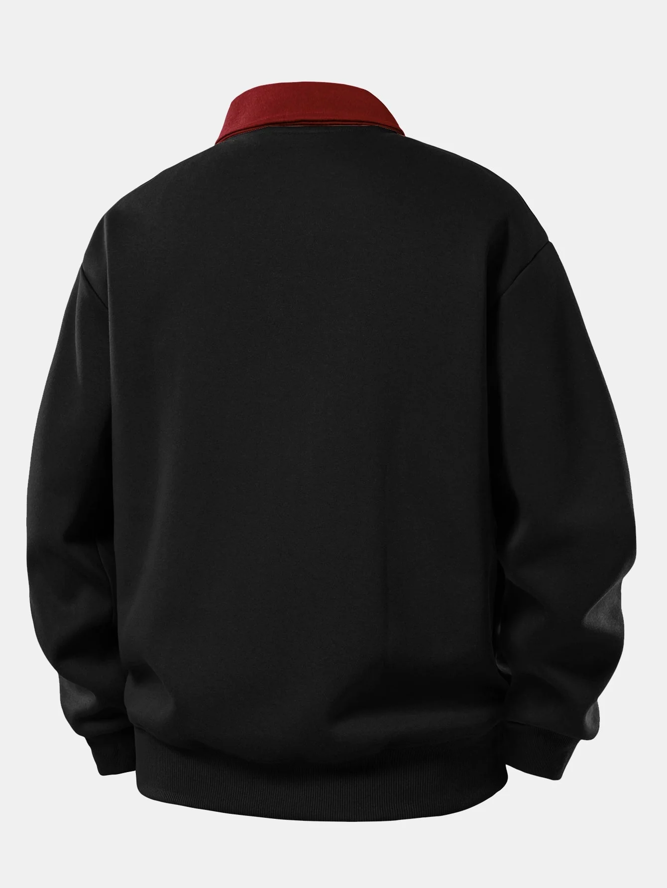 Gideon – Milano Drucken Kontrast Polo-Sweatshirt - Image 2