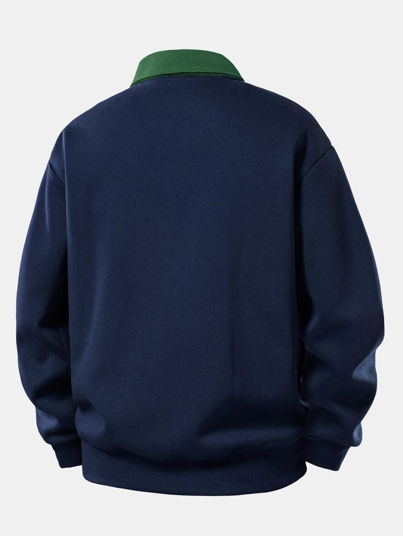 Gideon – Milano Drucken Kontrast Polo-Sweatshirt - Image 3