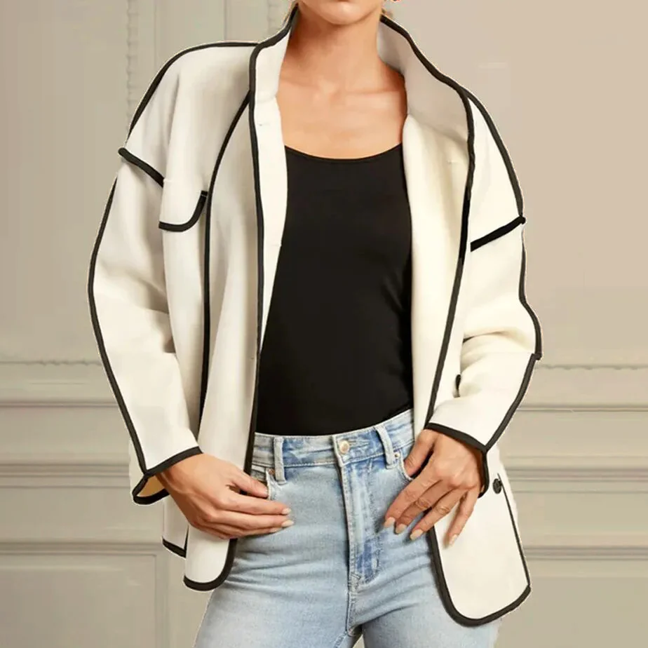 GIGI PASPELIERTE WOLLJACKE - Image 3