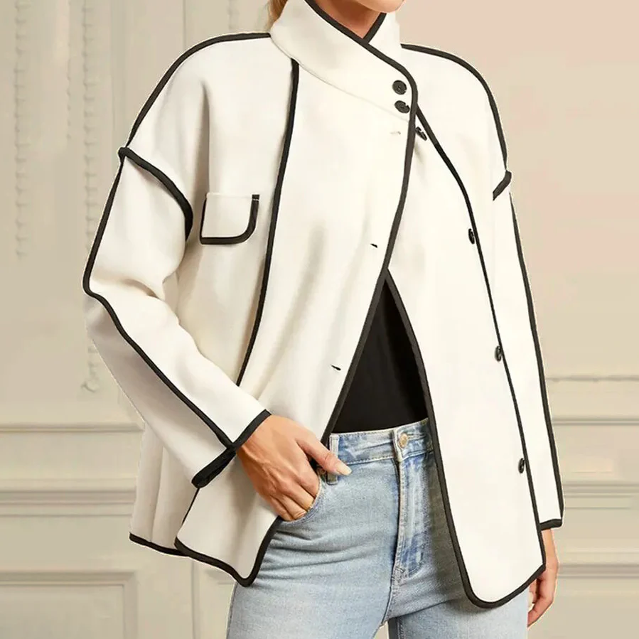 GIGI PASPELIERTE WOLLJACKE - Image 4