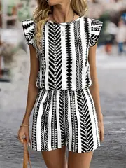 Gillian | Stylischer gestreifter Damen-Overall - Image 2
