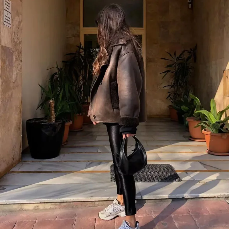 GINA BRAUNE LEDERJACKE - Image 5
