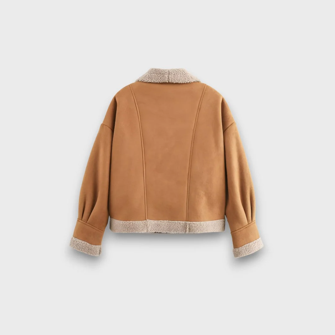 Gina – Warme Jacke mit Teddyfutter - Image 3