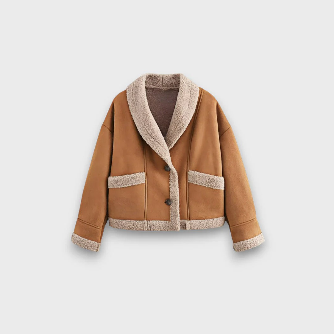 Gina – Warme Jacke mit Teddyfutter - Image 5