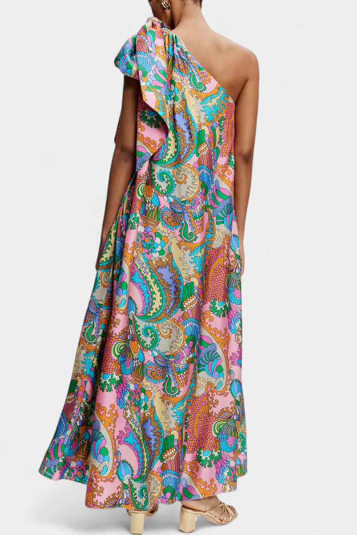 Ginette Maxikleid im Regenbogen-Design - Image 2