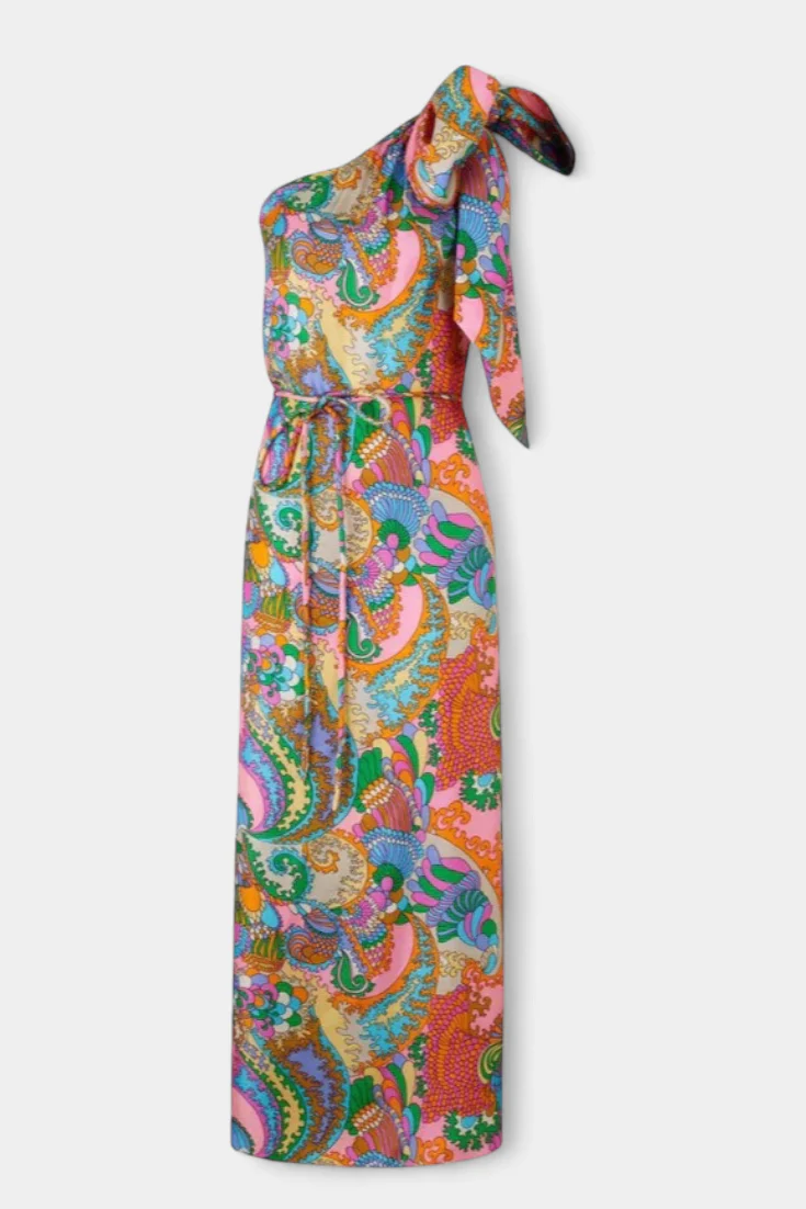 Ginette Maxikleid im Regenbogen-Design - Image 3
