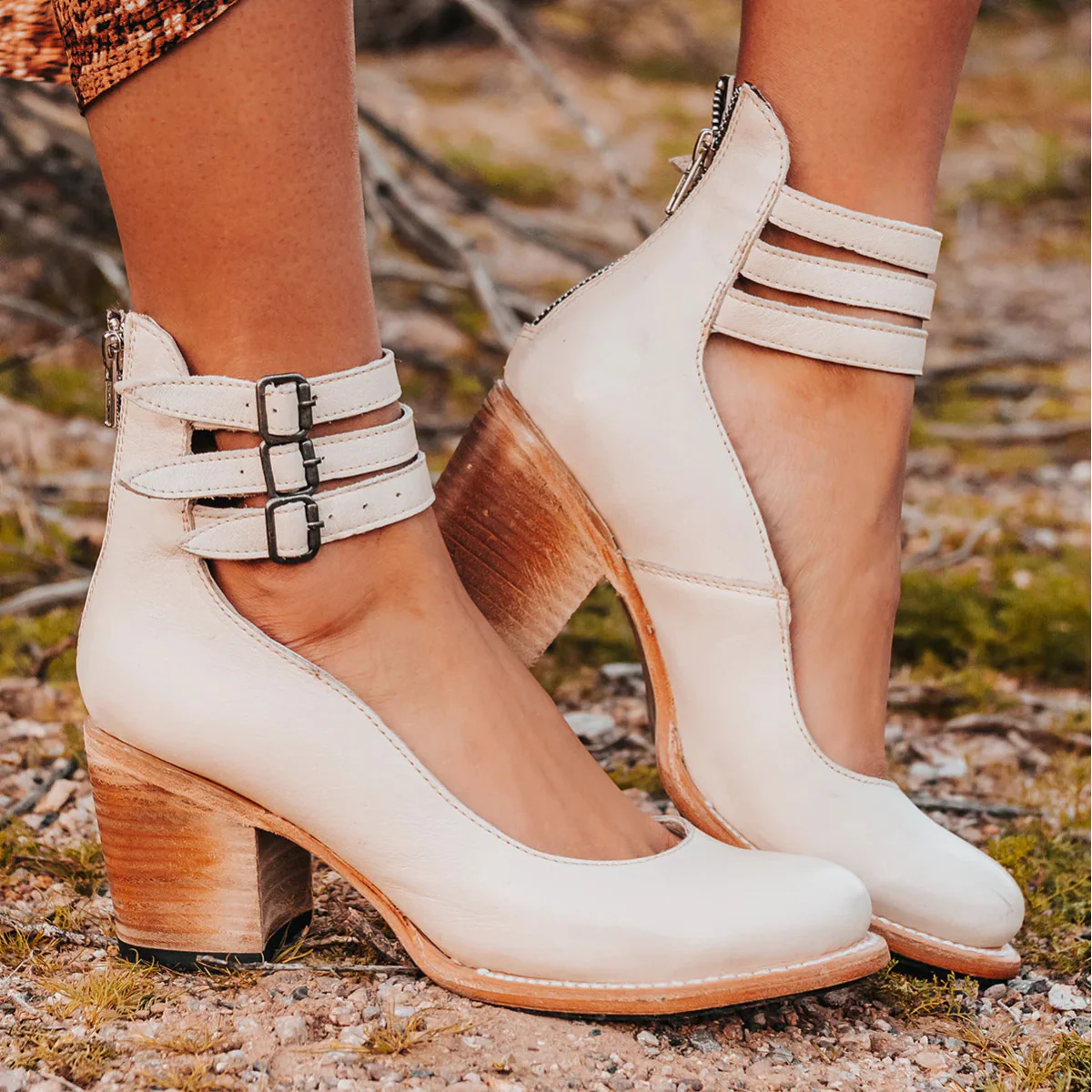 Ginevra™ | Chunky Sole Multi-Strap Pumps - Image 4