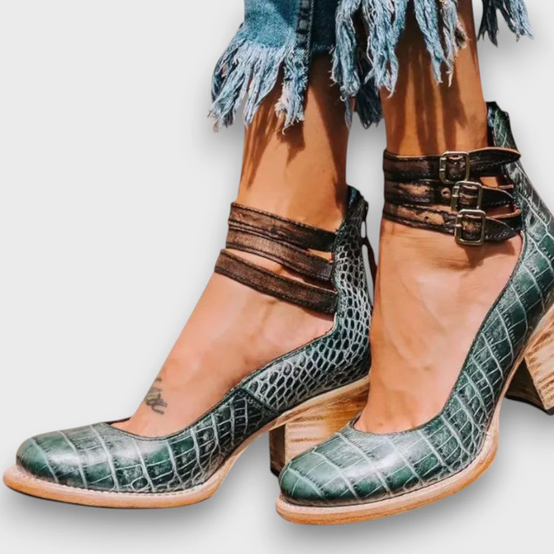Ginevra – Stiefeletten mit Mehrfachriemen und Blockabsatz - Image 8