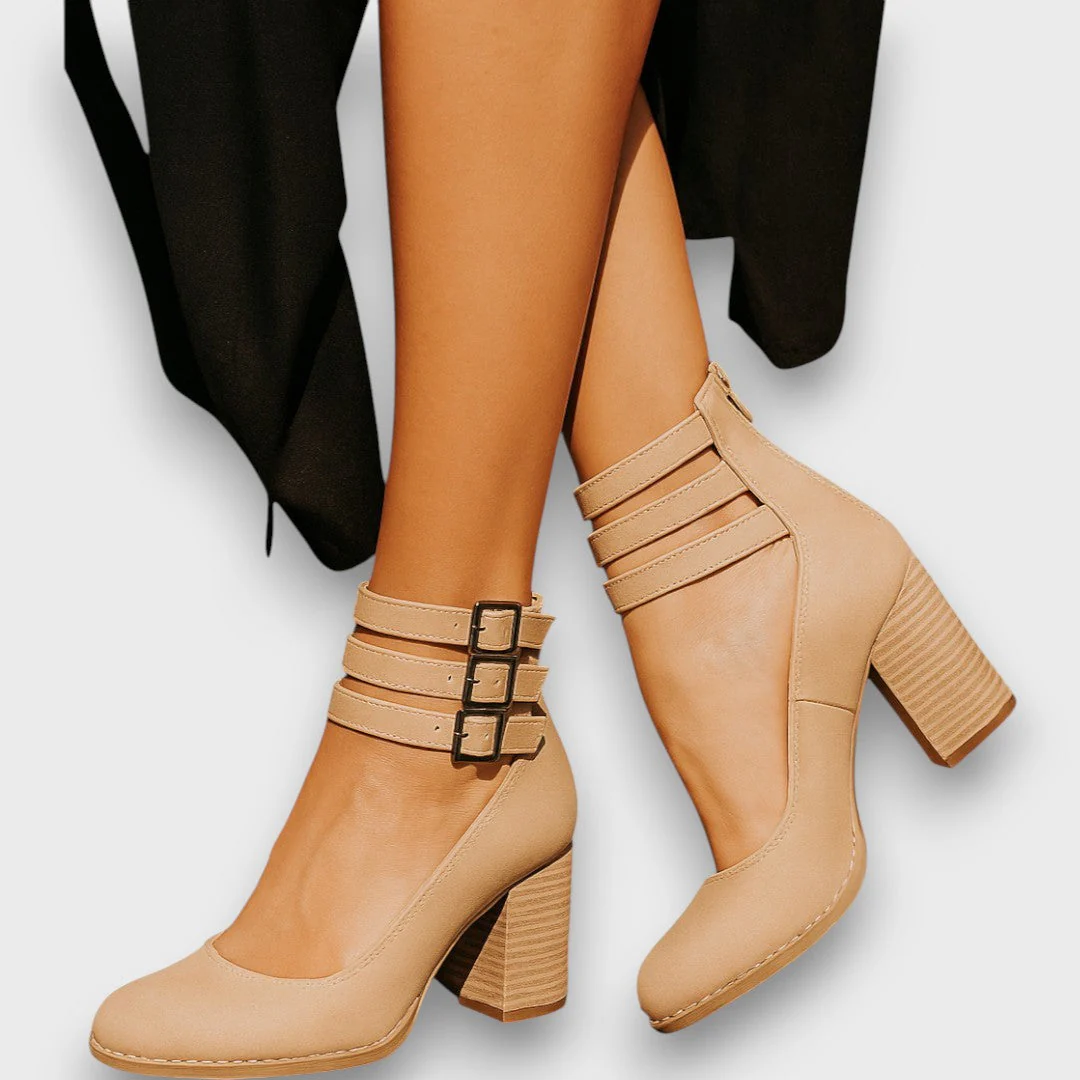 Ginevra – Stiefeletten mit Mehrfachriemen und Blockabsatz - Image 9