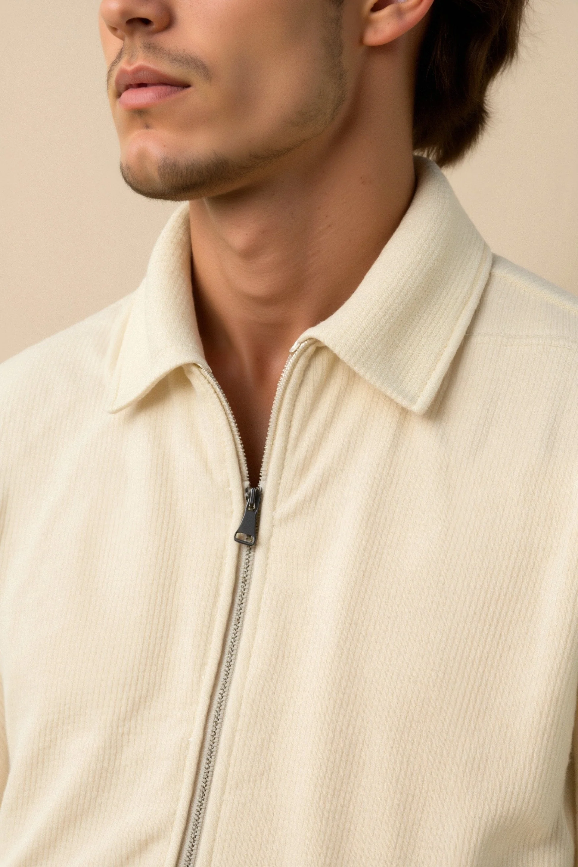 Giovanni | Elegante Herrenjacke für Männer Übergang Beige - Image 2