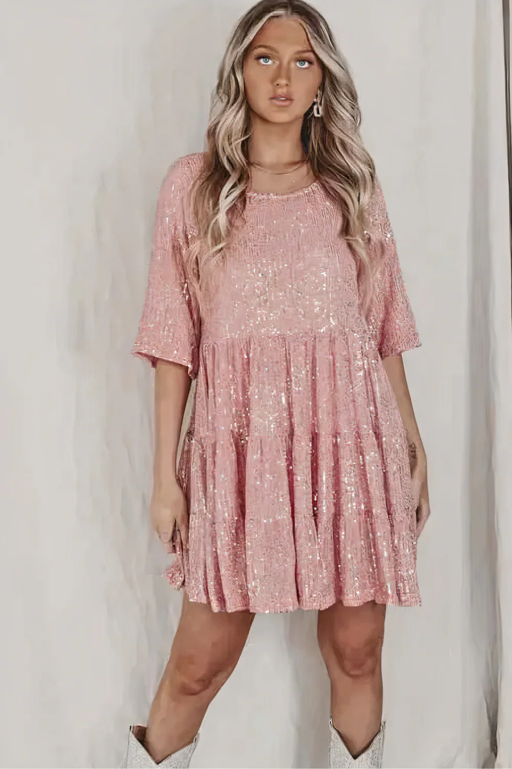Glamouröses Pailletten Partykleid für Damen | Mini - Image 2