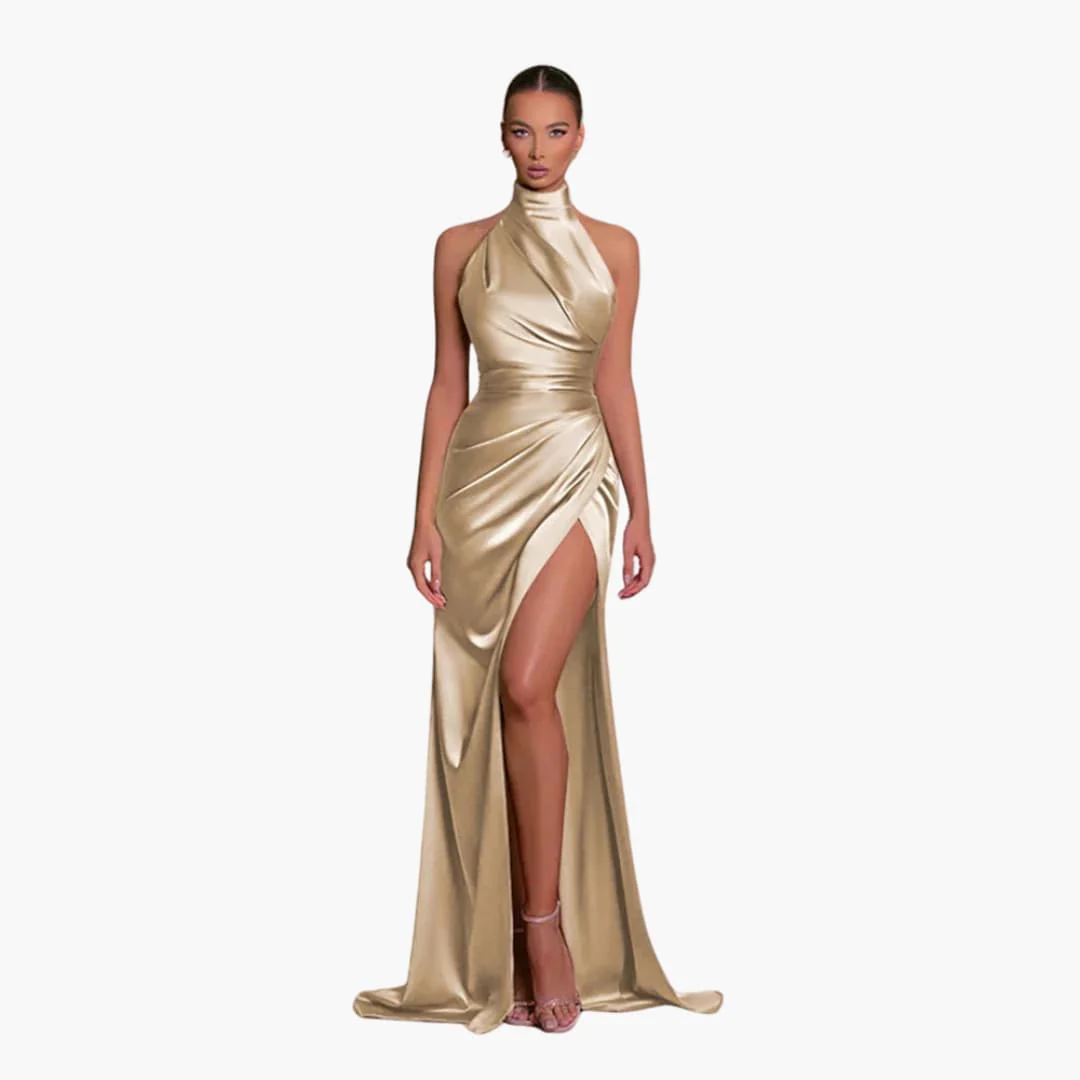 Glamouröses Satin Abendkleid - perfekt für Damen Gala Events - Image 2