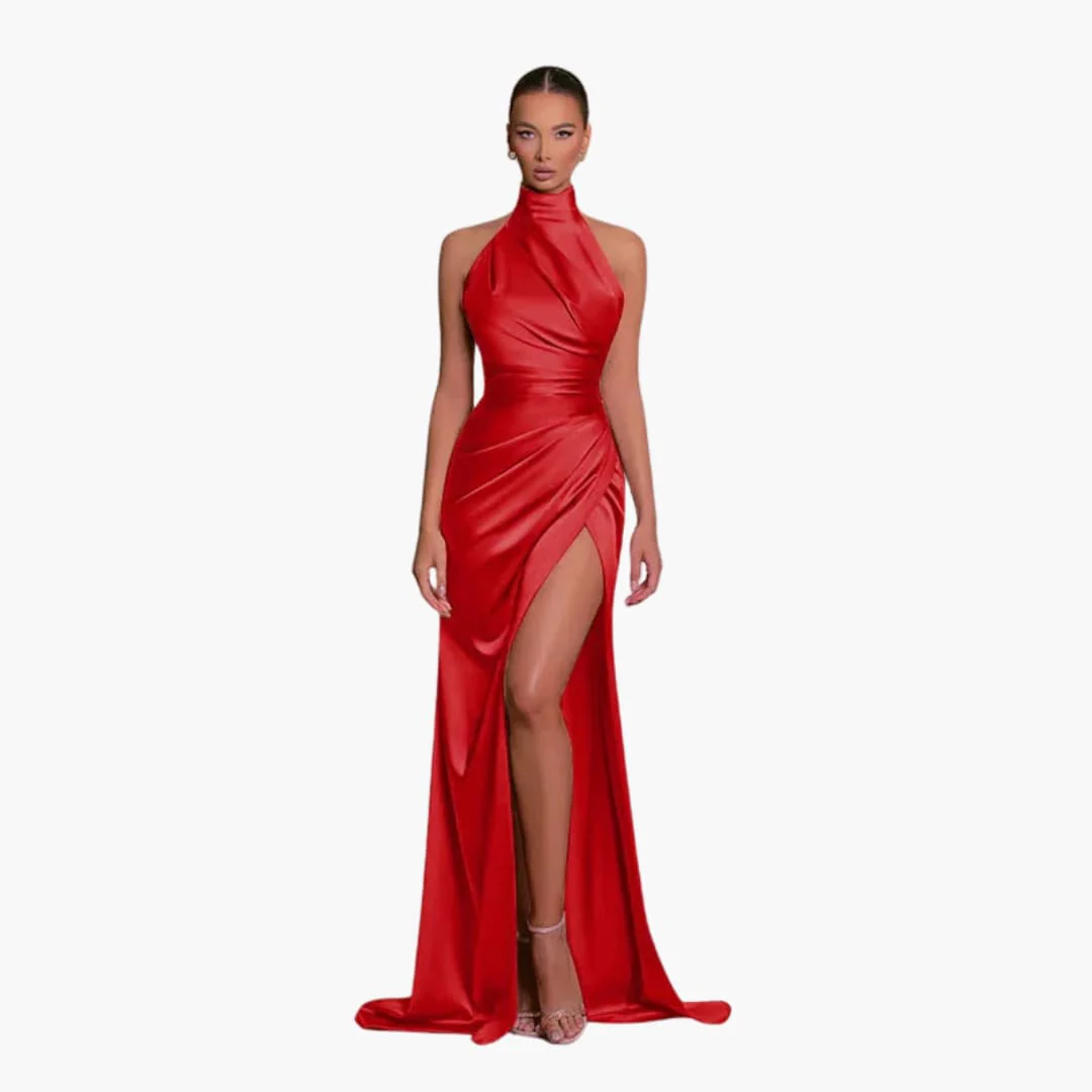 Glamouröses Satin Abendkleid - perfekt für Damen Gala Events - Image 5