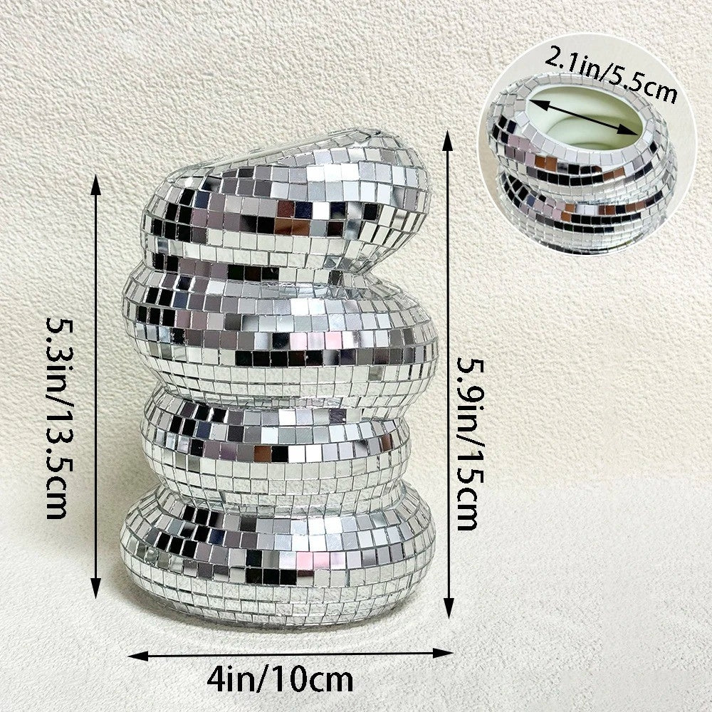 GlamSphere – Spiegelverkleidete Discovase mit Retrocharme und modernem Flair - Image 2
