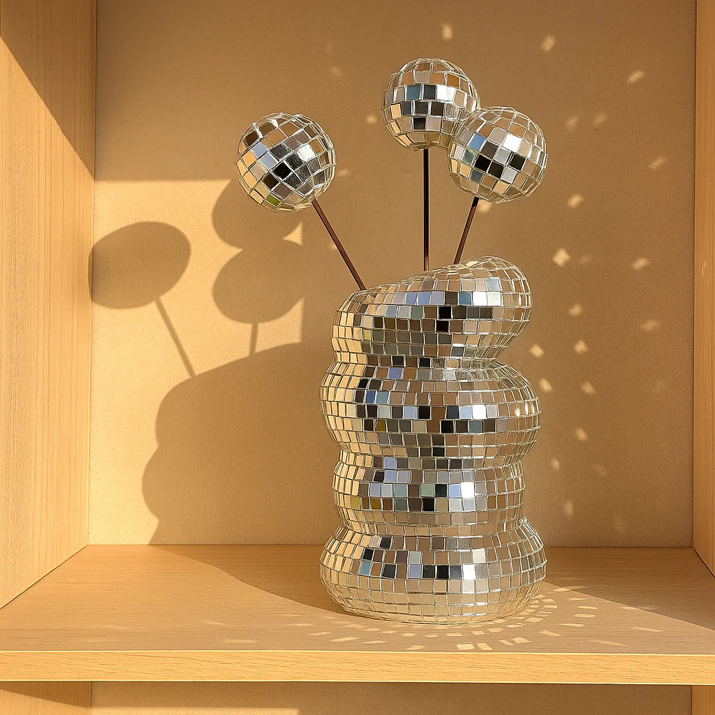 GlamSphere – Spiegelverkleidete Discovase mit Retrocharme und modernem Flair - Image 3