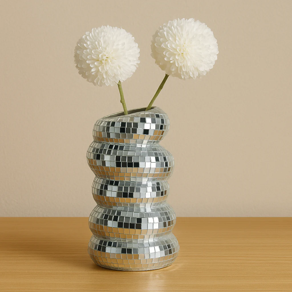 GlamSphere – Spiegelverkleidete Discovase mit Retrocharme und modernem Flair - Image 4
