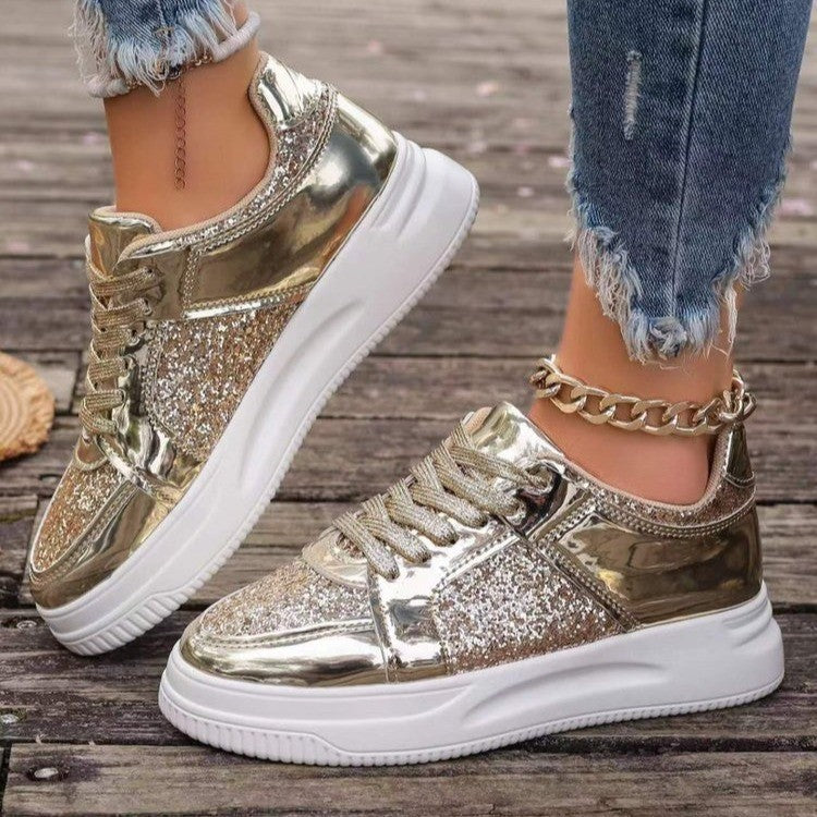 GlamStep™ – Elegante Damen Sneaker mit funkelnden Pailletten - Image 3