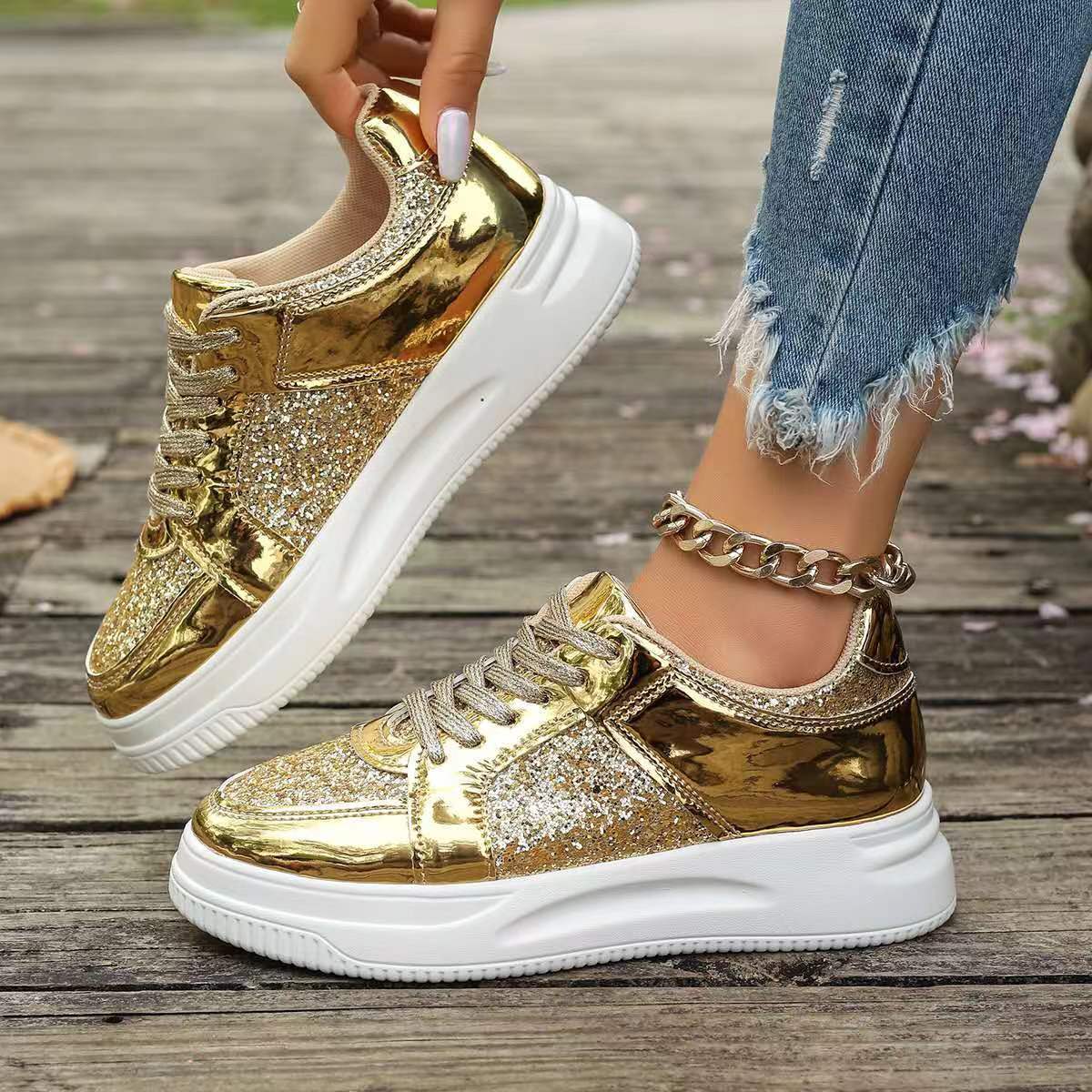 GlamStep™ – Elegante Damen Sneaker mit funkelnden Pailletten - Image 6