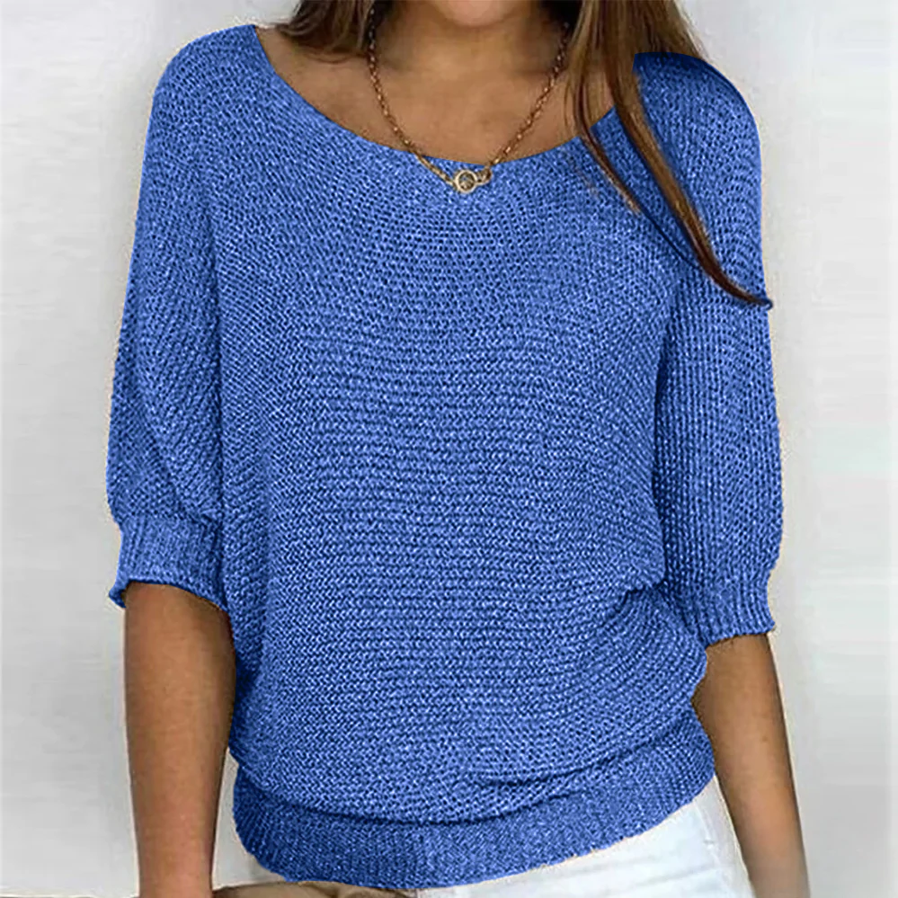 Glänzendes Strickoberteil für Damen - Image 2