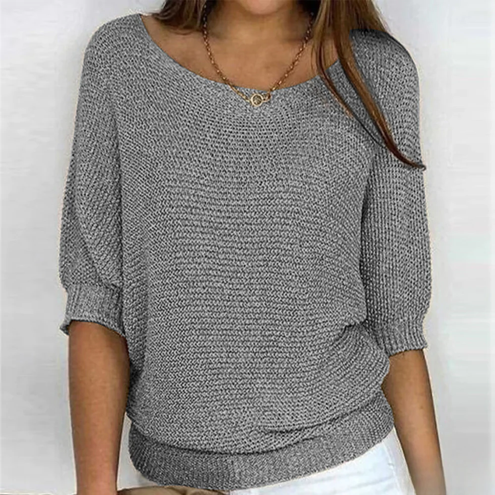 Glänzendes Strickoberteil für Damen - Image 4