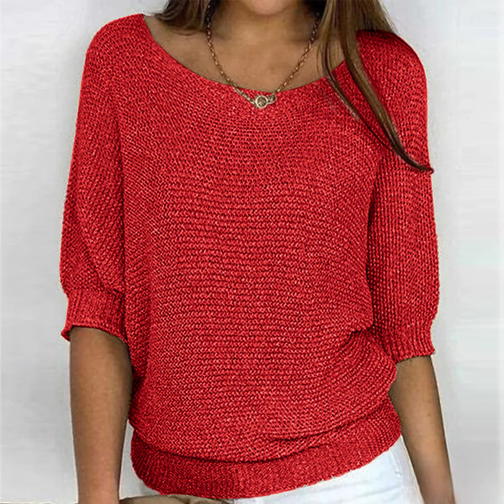 Glänzendes Strickoberteil für Damen - Image 5